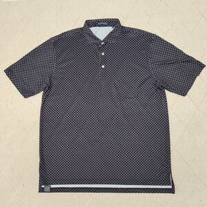 Turtleson Floral Golf Polo Shirt Mens XL Performance Activewear Preppy Casual